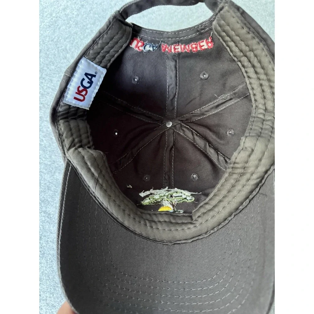 121st U.S. Open Hat Cap Strap Back Mens One Size Brown Golf USGA Torrey Pines